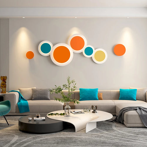 Nordique moderne minimaliste salon canapé fond appliques chambre lampe de chevet Art créatif personnalité lampe décorative