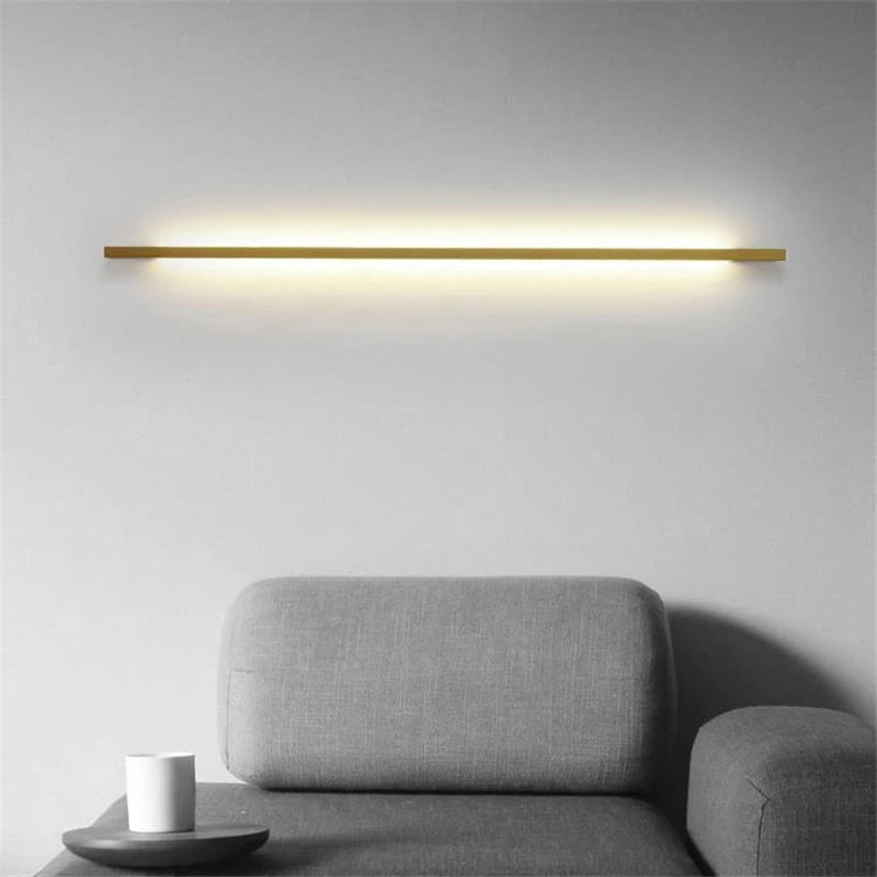 applique murale led modernes linéaires nordique simple éclairage
