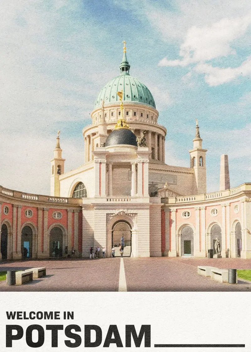 affiche de villes allemandes pour décoration murale maison