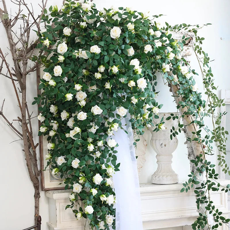 soie artificielle fleurs faux roses décoration élégante pour intérieur