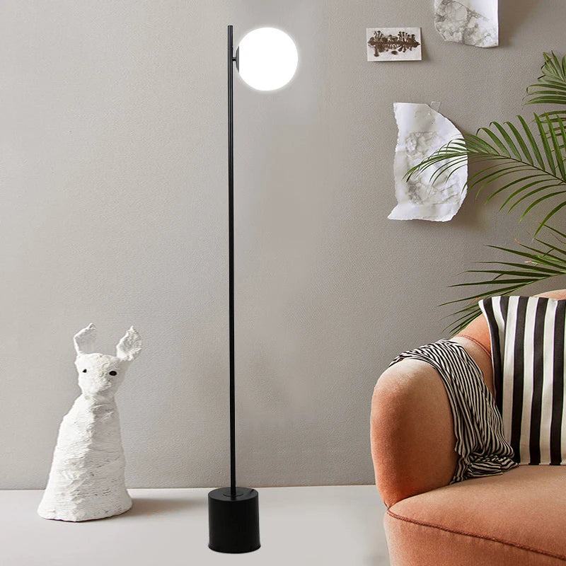 lampadaire led moderne sphéroïde créatif pour intérieur réglable
