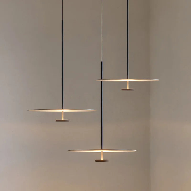 Nordique rond salle à manger lustre moderne chambre chevet soucoupe volante suspension lampe suspendue bar mode luminaire
