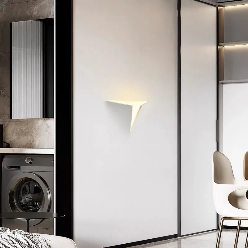applique murale led créative en gypse pour hôtel et allée