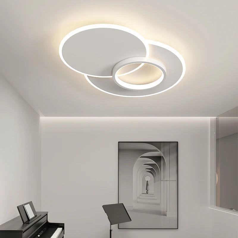 lustre moderne led pour éclairage intérieur et décoration