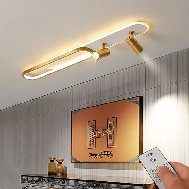 Éclairage led moderne pour maison salon couloir vestiaire.