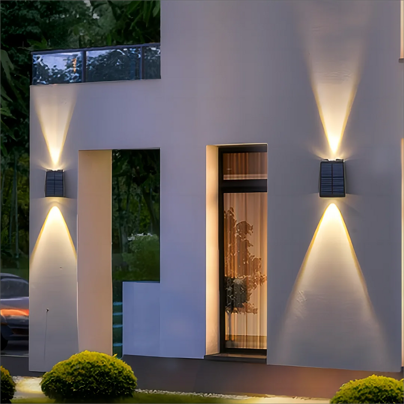 applique murale solaire pour jardin éclairage extérieur décoratif