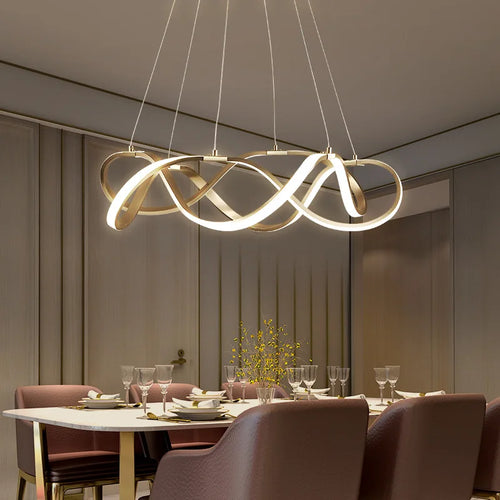 Lustre LED suspendue moderne style europe du nord