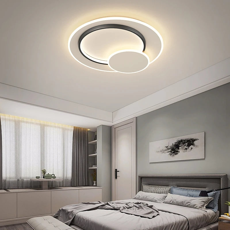 lustre circulaire moderne lumières pour éclairage intérieur décoratif