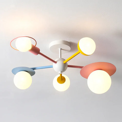 lustre moderne minimaliste pour décoration chambre bébé garçon fille