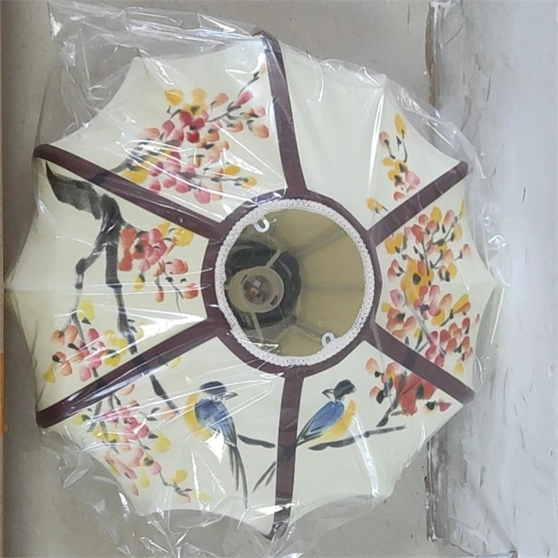 suspension style chinois dessinées à la main éclairage rétro