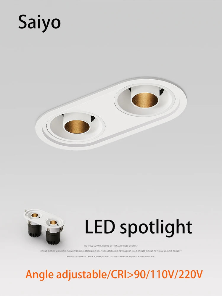 projecteurs led smart downlight réglable zigbee tuya triac