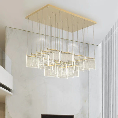 suspension acrylique design nordique minimaliste luxe décoratif