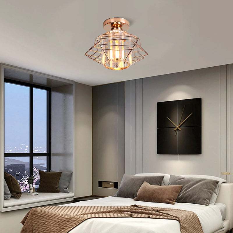 plafonnier led en cristal design moderne luminaire décoratif d'intérieur