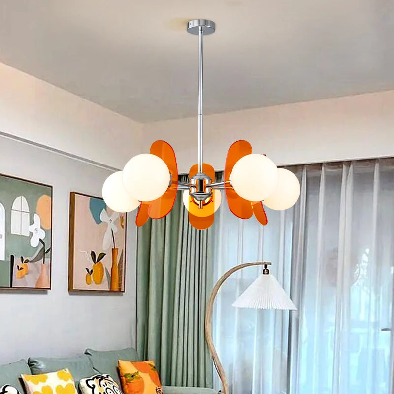 lustre lumineux décoratif pour intérieur style art suspendu