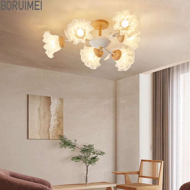 plafonnier moderne avec télécommande pour un intérieur élégant