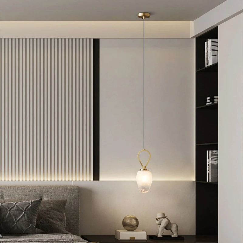 lustre en laiton à hauteur réglable suspension luminaire