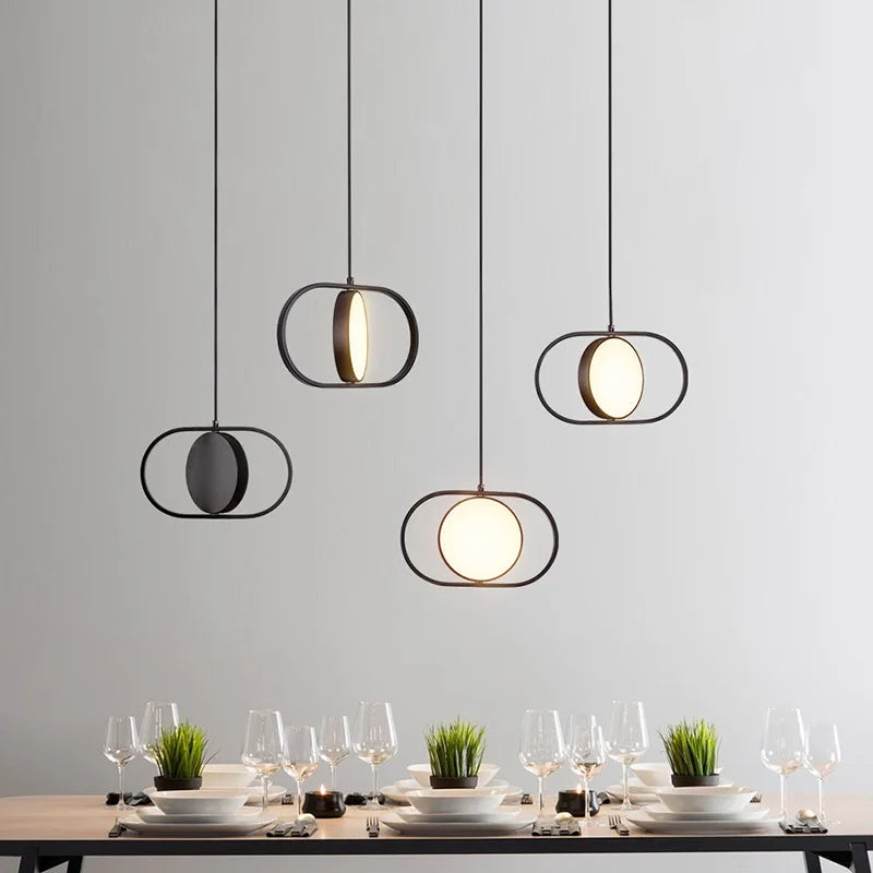 lustre led moderne magique pour bar et décoration intérieure