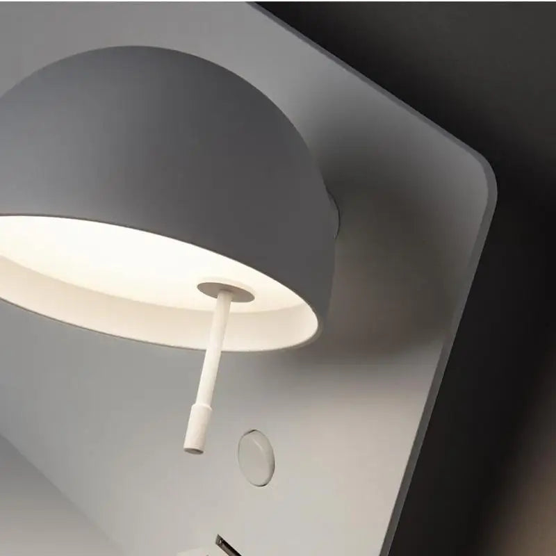 applique murale nordique multi-usages avec port usb