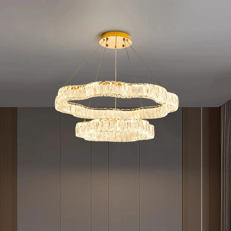 home decorationPendant lights, luxury crystal living room chandelier, bedroom Pendant lamp, ceiling light, indoor lighting