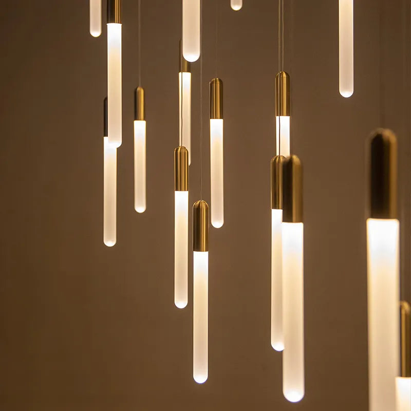 lustre nordique minimaliste design penthouse villa