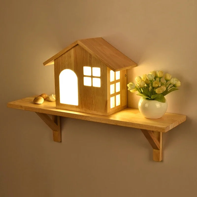 applique murale créatives modernes en bois pour enfants