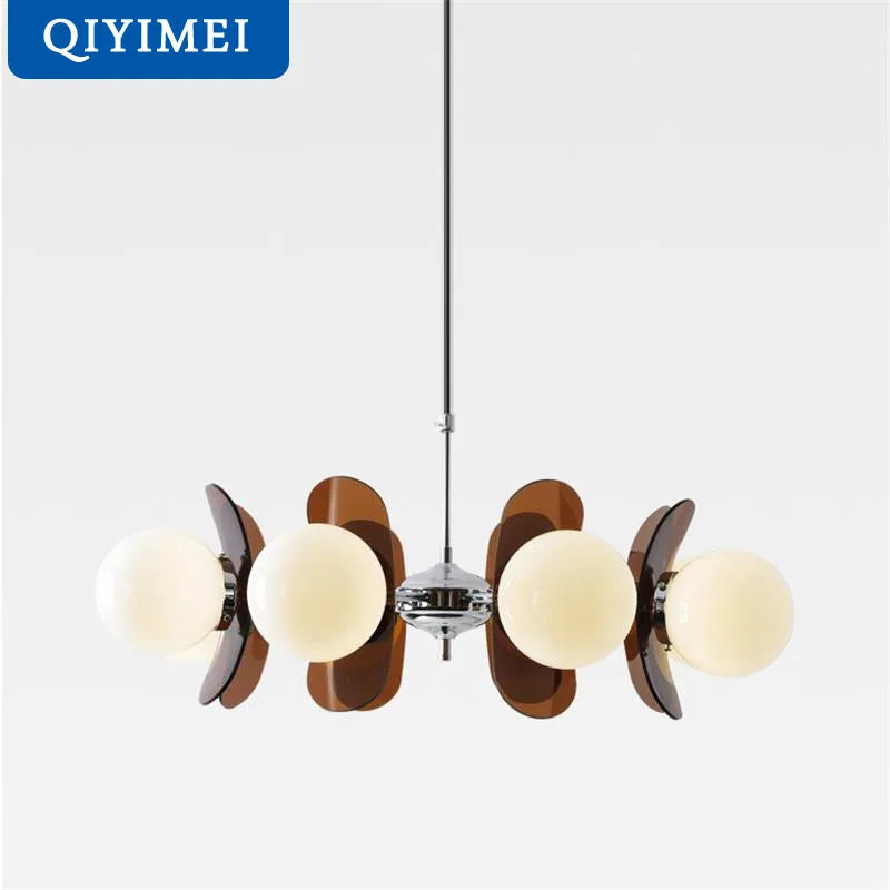 lustre lumineux décoratif pour intérieur style art suspendu