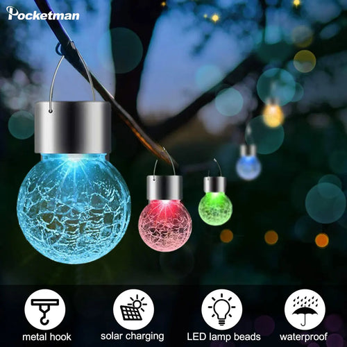 lampe solaire extérieure en rotin pour jardin décoratif