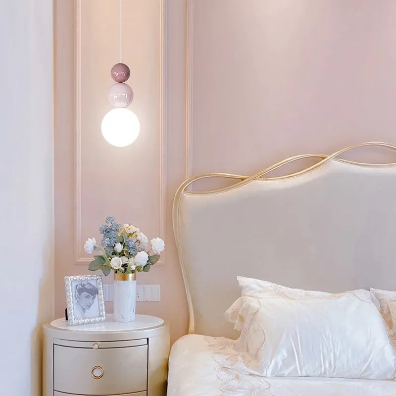 Suspension LED nordique minimaliste à 2/3 têtes