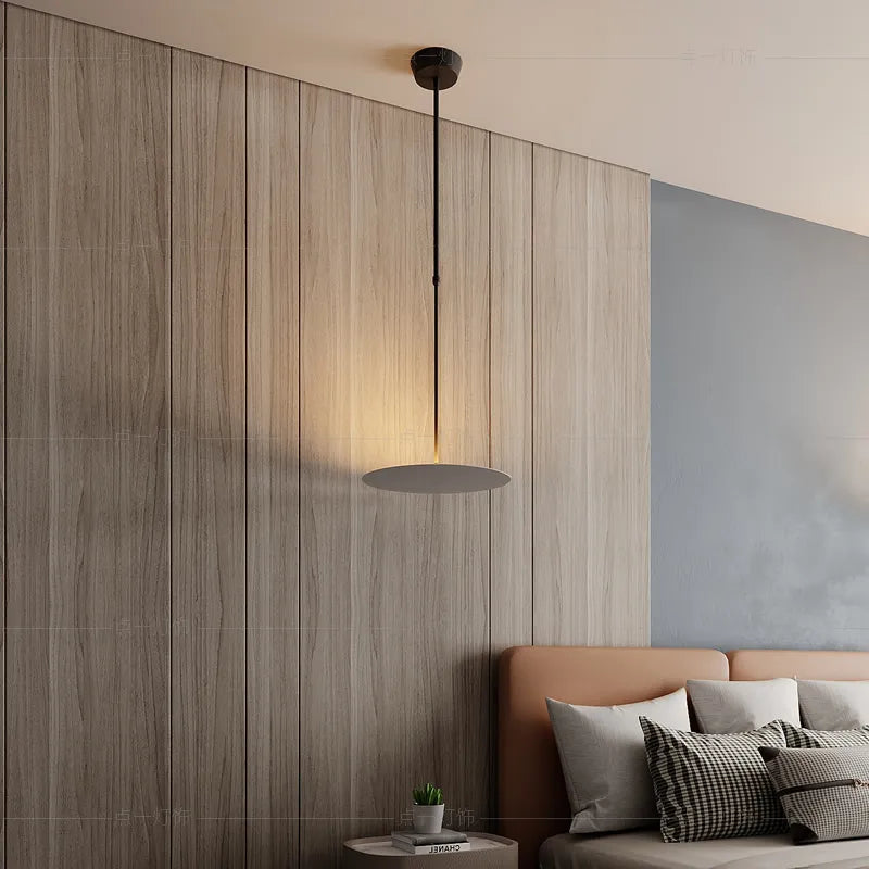 Nordique rond salle à manger lustre moderne chambre chevet soucoupe volante suspension lampe suspendue bar mode luminaire