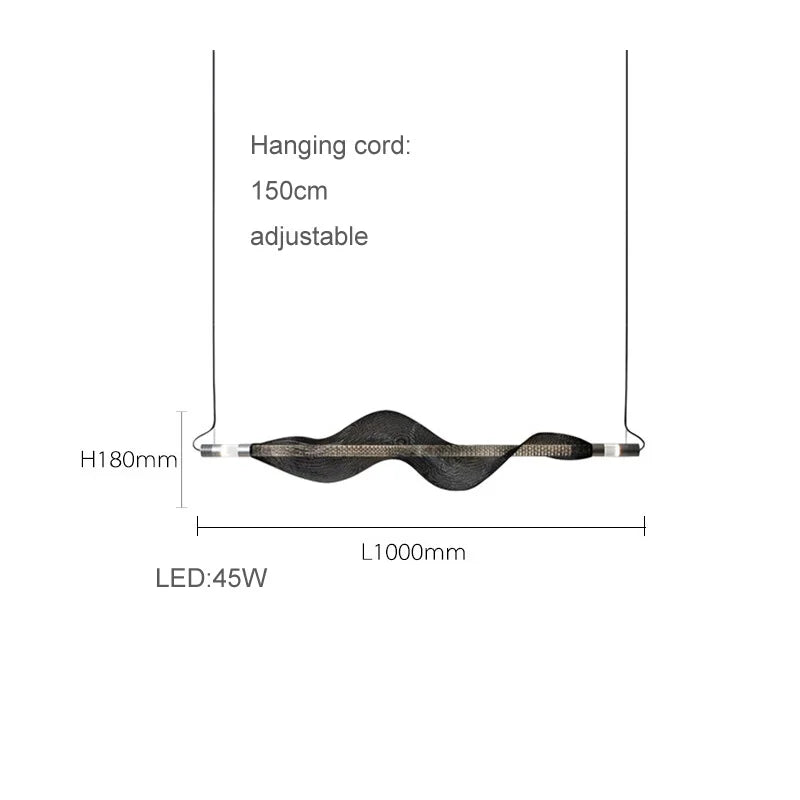 lustre artistique à led design moderne éclairage suspendu décoratif