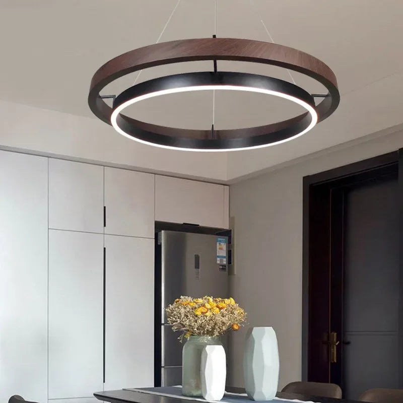Lustre design anneau moderne