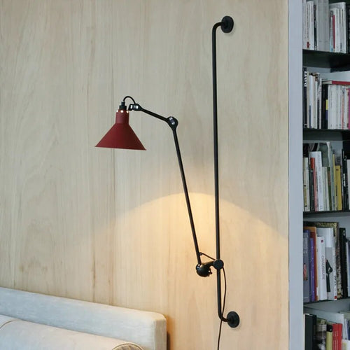 Applique murale LED Vintage rotative en métal