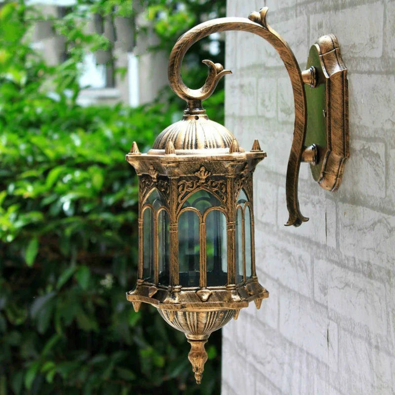 applique murale rétro d'extérieur étanche décorative pour villa wf1022
