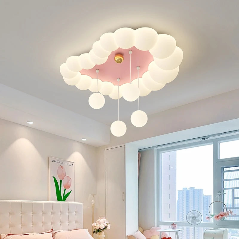Plafonnier nordique en forme de nuage