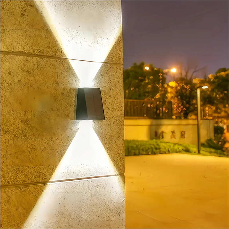 applique murale solaire pour jardin éclairage extérieur décoratif