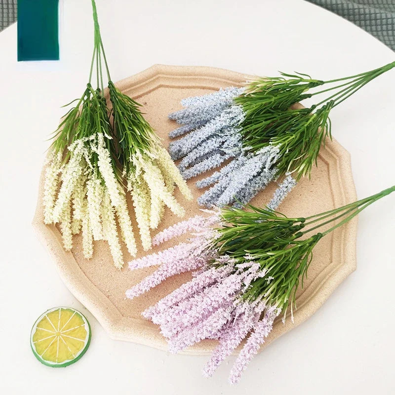 fleurs artificielles en mousse décoration florale pour intérieur et extérieur