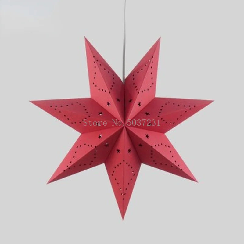 lustre créatif étoile à cinq branches led décoratif suspendu