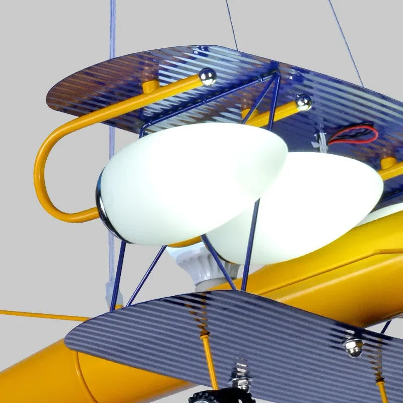 plafonnier led en forme d'avion moderne pour chambre d'enfant