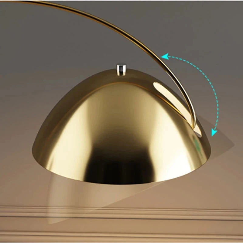 Lampadaire LED Marbre Luxe Styliste Italien