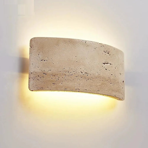 applique murale led wabi-sabi étanche pour jardin et intérieur