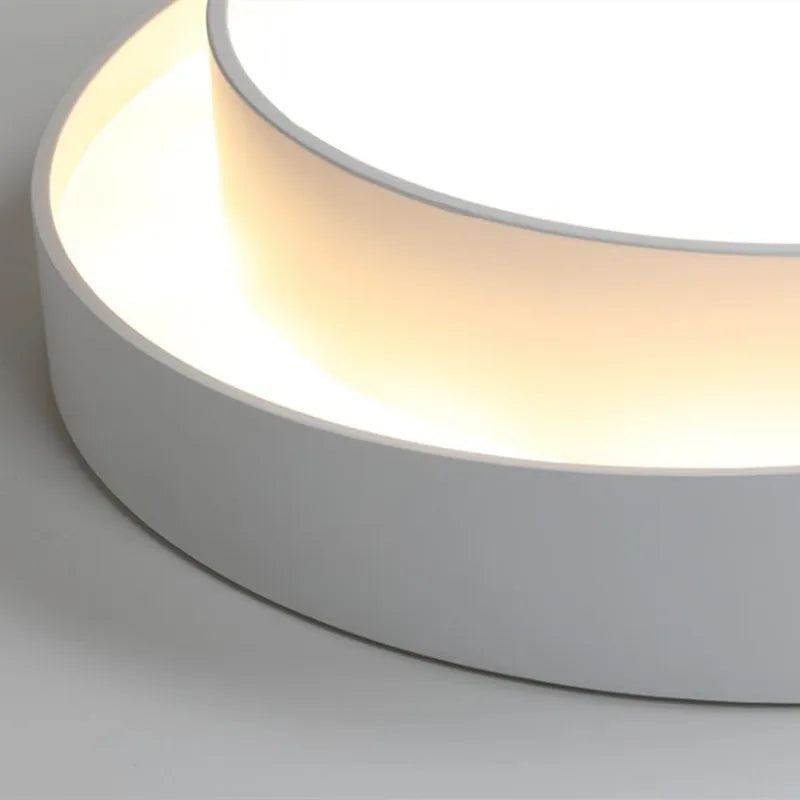 plafonnier rond moderne led design pour divers espaces