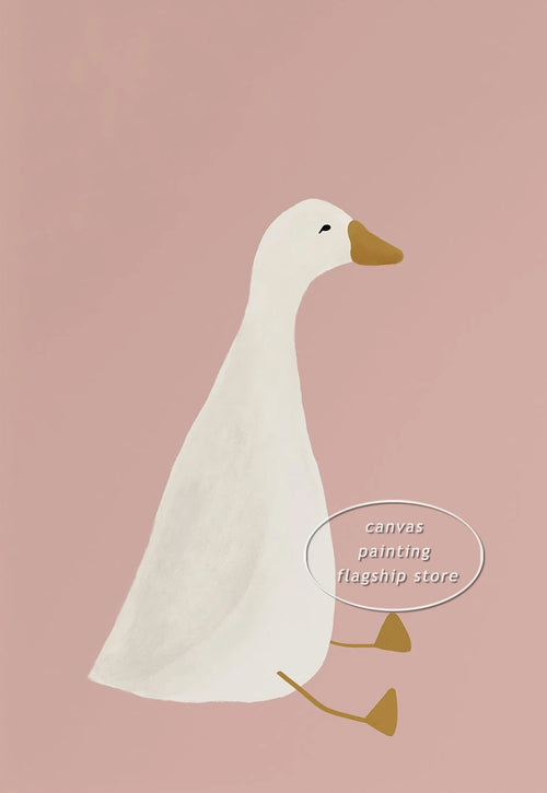 affiches d'oies mignonnes pour décoration d'enfant