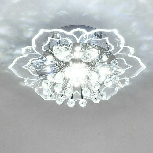 Lampe LED moderne en forme de fleur