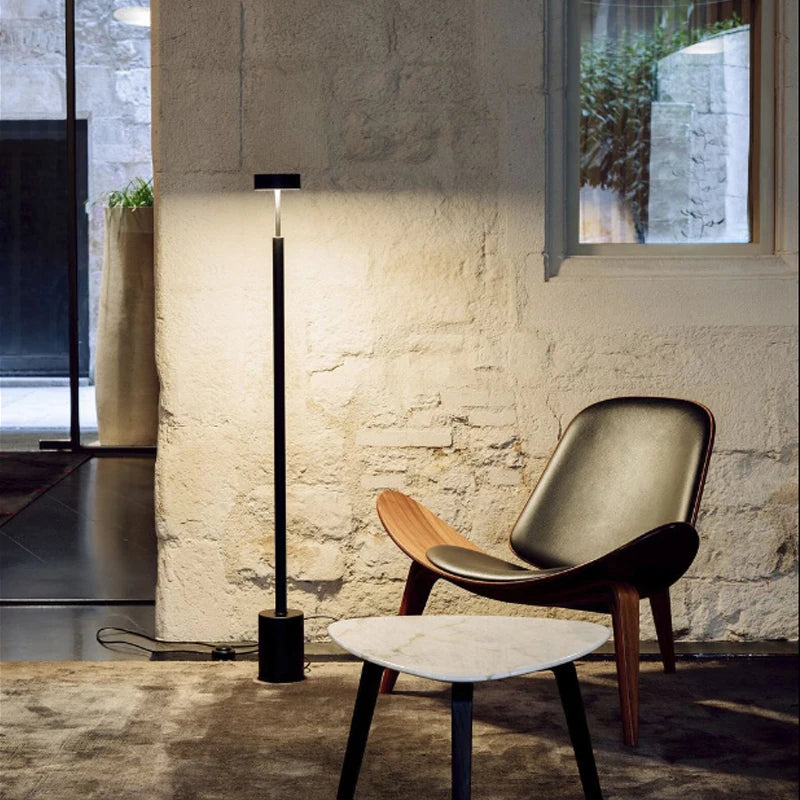Lampadaire LED salon maison déco nordique lecture sol