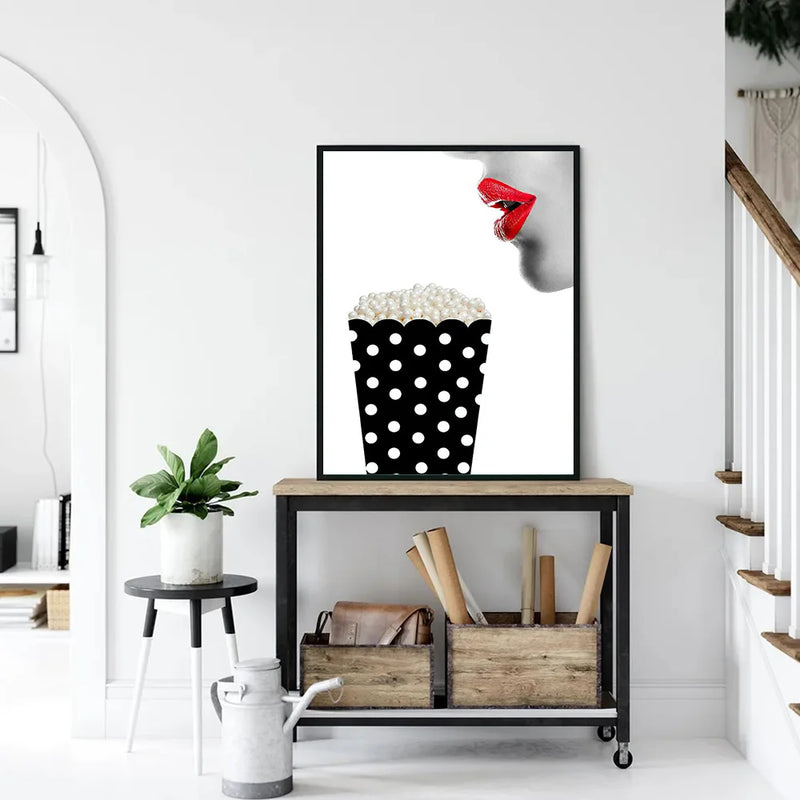 affiche de parfum de luxe style nordique art mural minimaliste