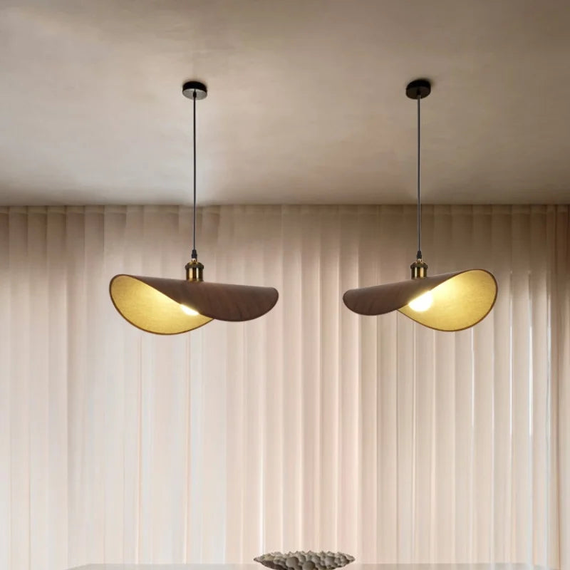 suspension led minimaliste wabi sabi style nordique
