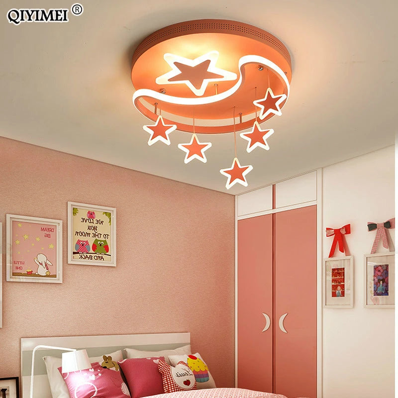 lustre led en acrylique avec base en fer dimmable
