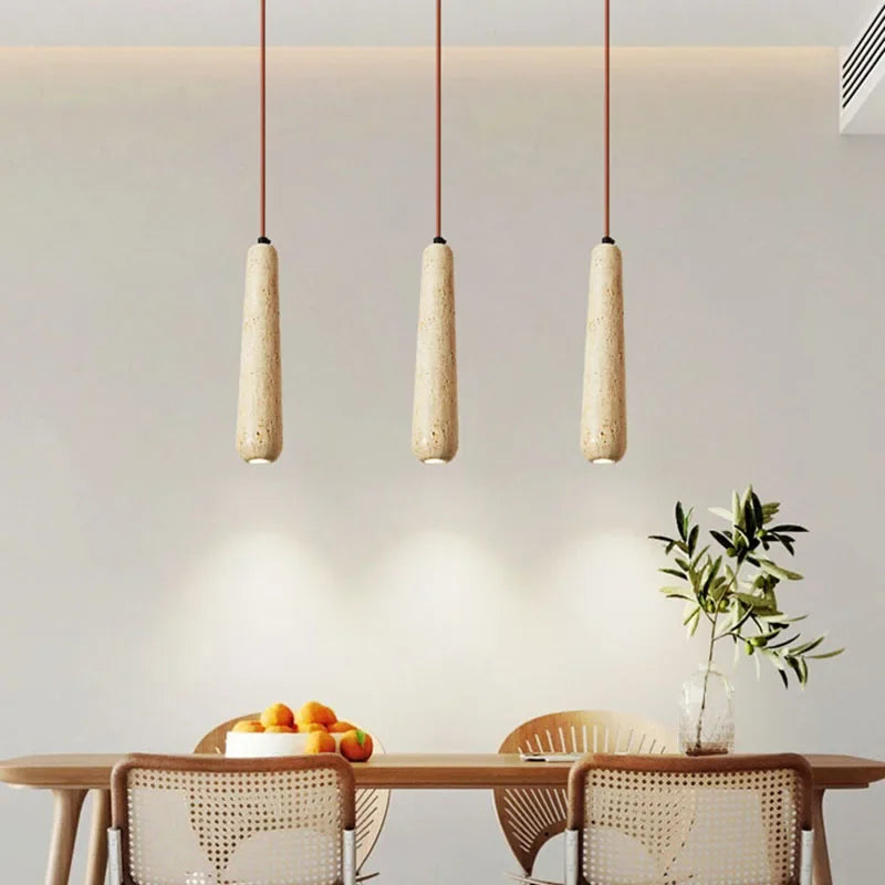 Art Designer pierre Restaurant suspension lampe de chevet salon salle à manger lampe cordon réglable marbre naturel haut de gamme