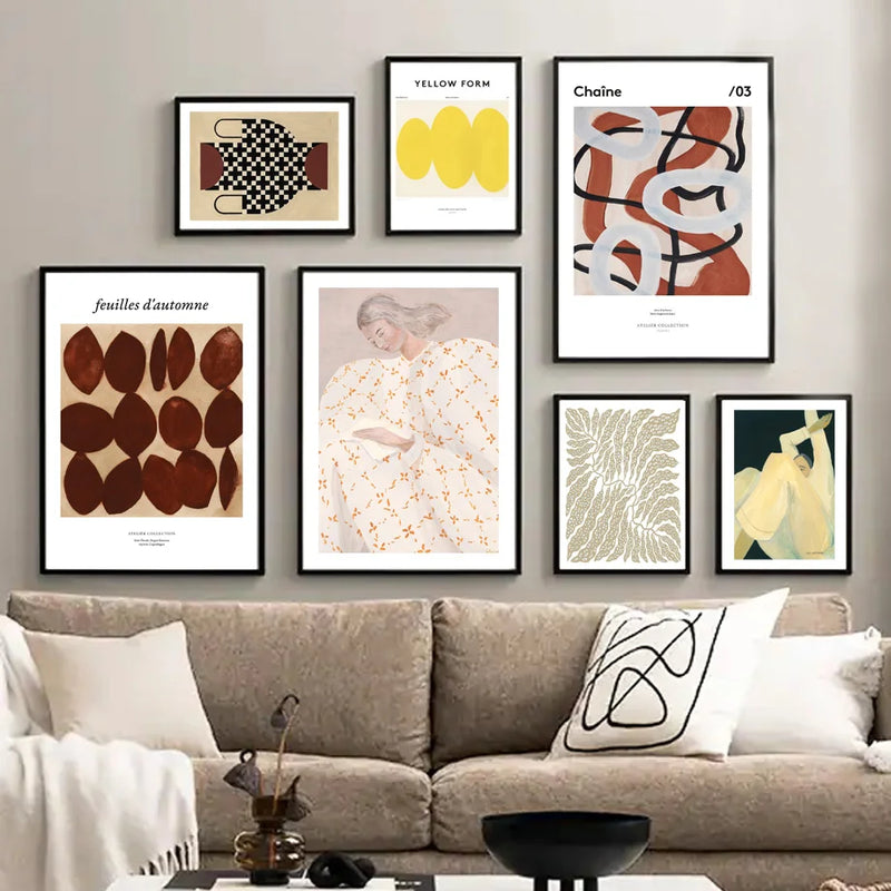 jupe fille ginkgo biloba décorations murales art nordique