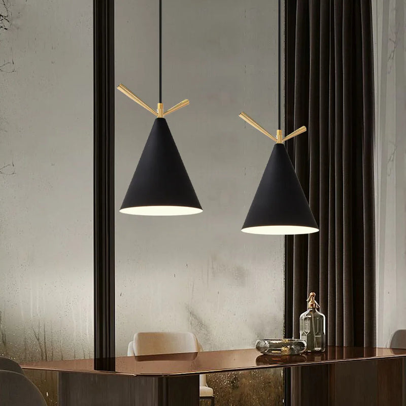 lustre nordique led suspendu pour décoration intérieur